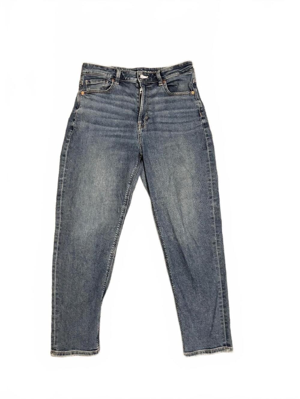 American Eagle Stretch High-Rise Mom Jeans - Size 8